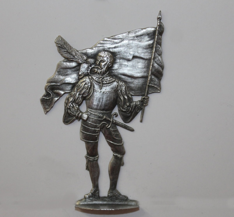 Landsknecht Fahnenträger 95mm